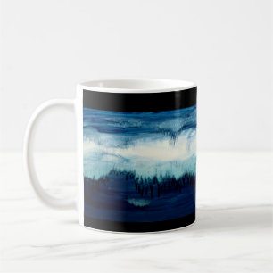 De Café CANECA CURA da ARTE das CORES, Venier Azul-Leanne