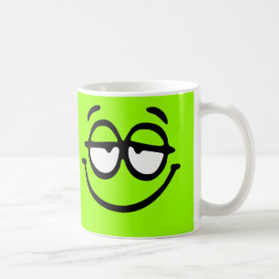 De Café Caneca customizável do fundo do Emoticon