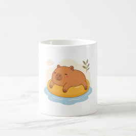 De Café Caneca Cute Capybara Pool Float Summer Chill