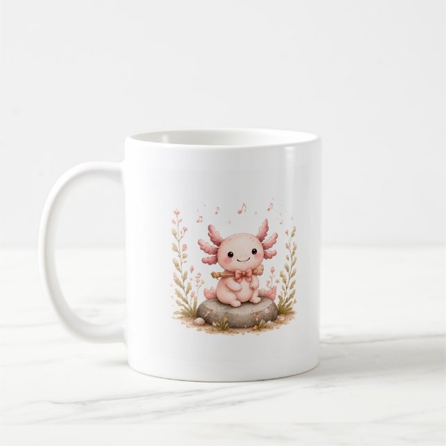 De Café Caneca Cute Kawaii Axolote (Esquerda)