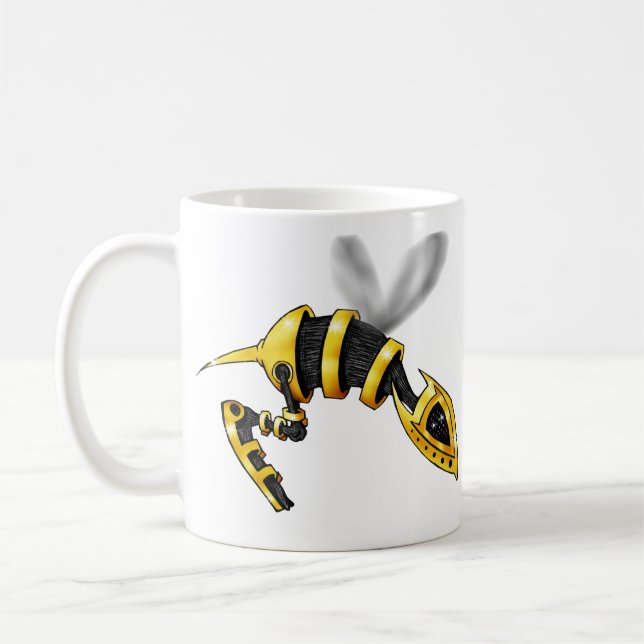De Café Caneca da abelha da barriga (Esquerda)