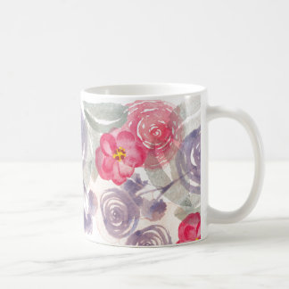 De Café Caneca da aguarela da flor