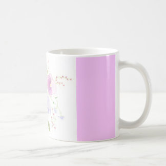De Café Caneca da aguarela dos Pansies
