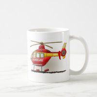 Caneca da ambulância do helicóptero
