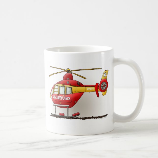 De Café Caneca da ambulância do helicóptero (Direita)