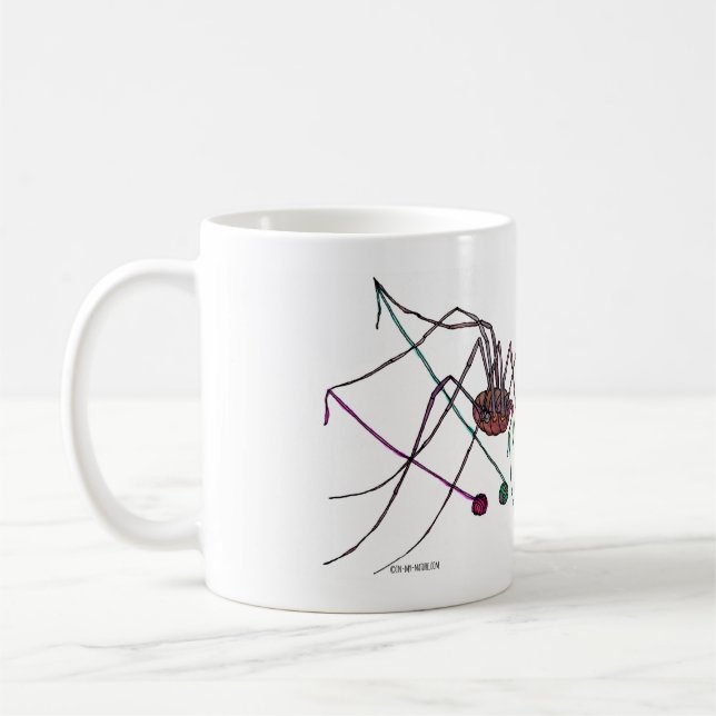 De Café Caneca da aranha e do fio (Esquerda)