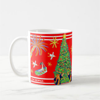 De Café Caneca da arte: Caneca da arte do Natal do