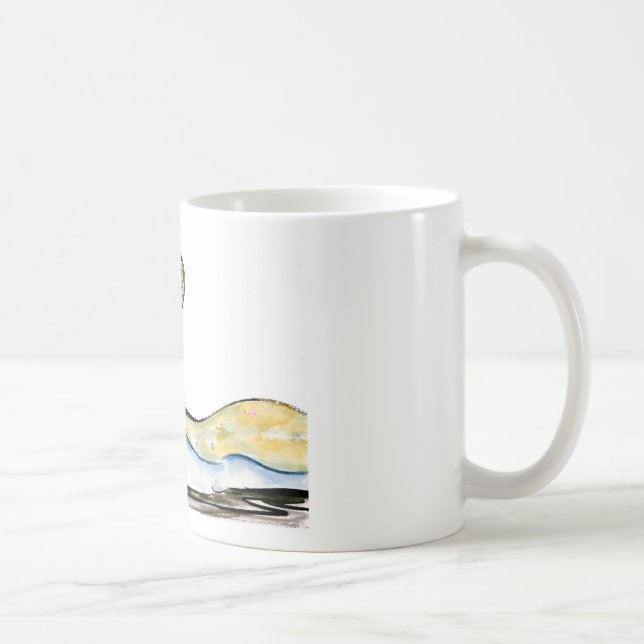 De Café Caneca da arte da ioga - pose da cobra (Direita)