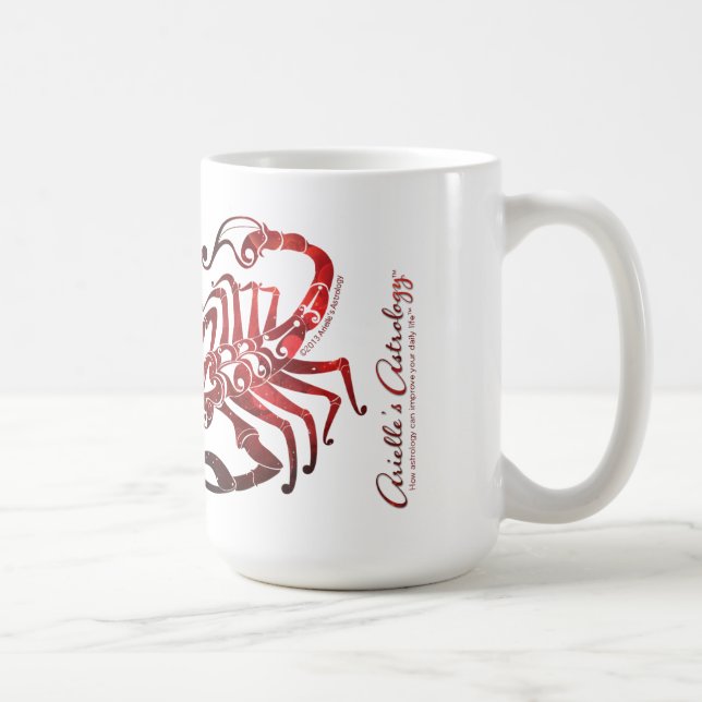 De Café Caneca da astrologia da Escorpião (Direita)