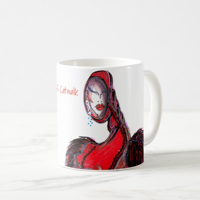 De Café Caneca da atitude (Frente Esquerda)
