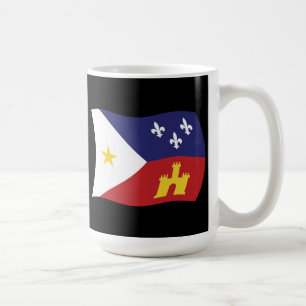 De Café Caneca da Bandeira da Acadiana