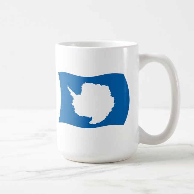 De Café Caneca da Bandeira da Antártida (Direita)