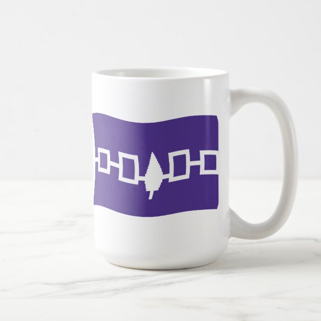 De Café Caneca da Bandeira da Confederação Iroquesa (Direita)