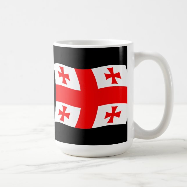De Café Caneca da Bandeira da Geórgia (Direita)