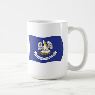 De Café Caneca da Bandeira da Louisiana