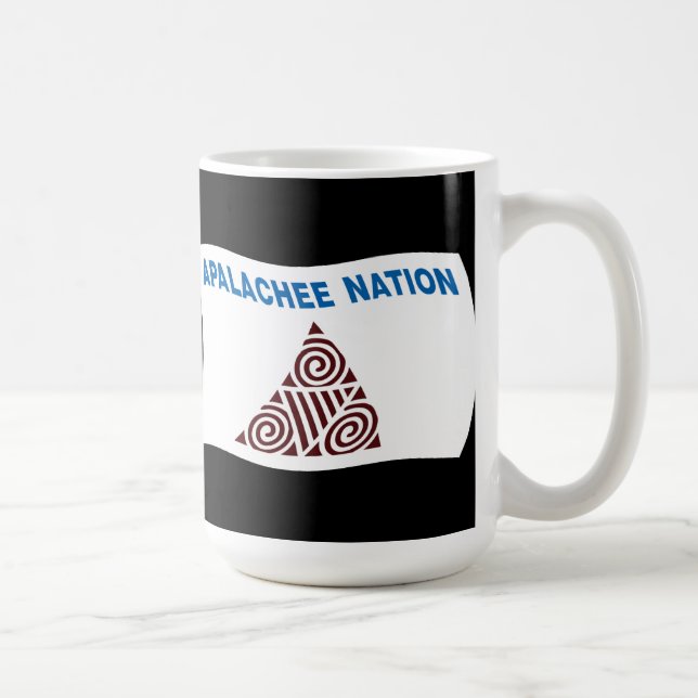 De Café Caneca da Bandeira da Nação Apalachee (Direita)