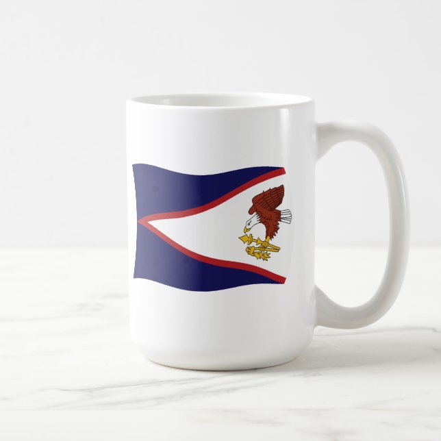 De Café Caneca da Bandeira da Samoa Americana (Direita)