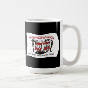 De Café Caneca da Bandeira da Tribo Makah
