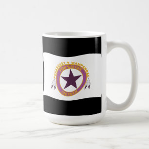 De Café Caneca da Bandeira da Tribo Wampanoag