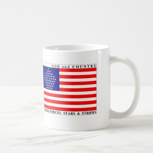 De Café Caneca da bandeira das estrelas & das listras das (Direita)
