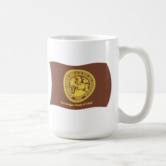 De Café Caneca da Bandeira das Tribos Shoshone Bannock (Direita)