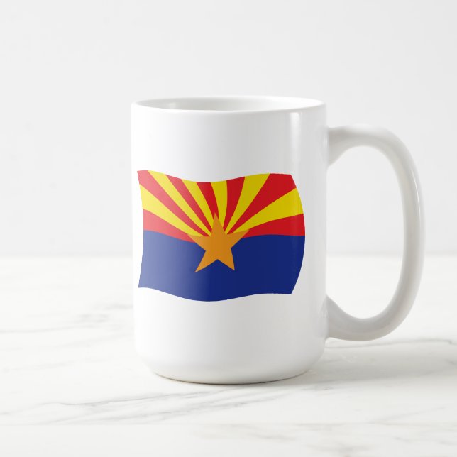 De Café Caneca da Bandeira do Arizona (Direita)