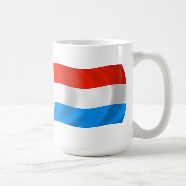 De Café Caneca da Bandeira do Luxemburgo (Direita)