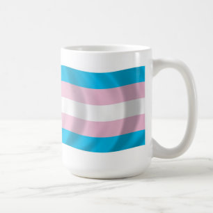 De Café Caneca da Bandeira do Orgulho Transgênero