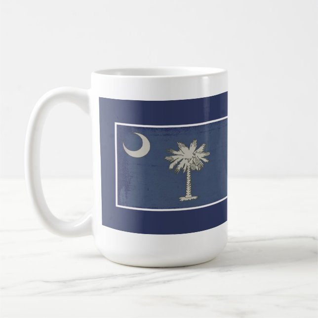 De Café Caneca da bandeira do Palmetto do SC (Esquerda)
