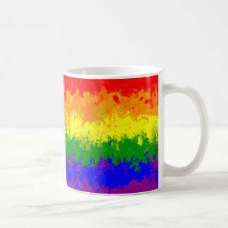 De Café Caneca da bandeira do Splatter da pintura do