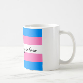 De Café Caneca da bandeira do Transgender