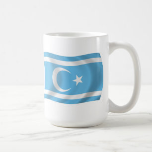 De Café Caneca da Bandeira do Turcomeno Iraquiano
