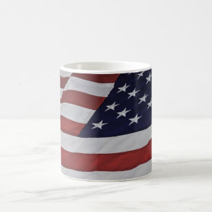 De Café Caneca da bandeira dos EUA