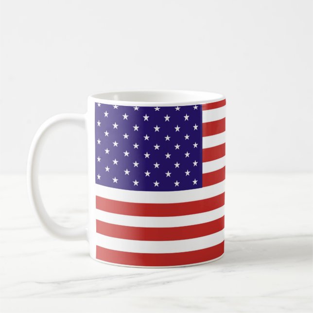 De Café Caneca da bandeira dos EUA (Esquerda)