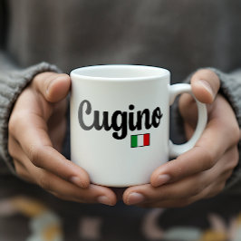 De Café Caneca da Bandeira Italiana Cugino (Primo Dele)