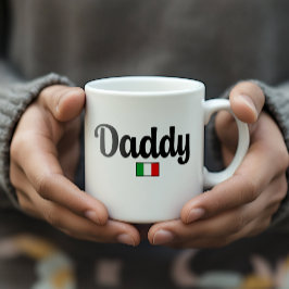 De Café Caneca da Bandeira Italiana do Papai