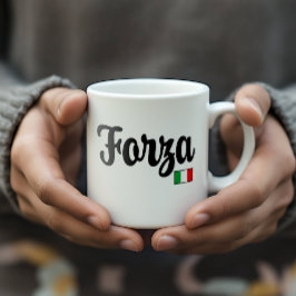 De Café Caneca da Bandeira Italiana Forza