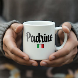 De Café Caneca da Bandeira Italiana Padrino - Presente par
