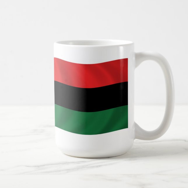 De Café Caneca da Bandeira Pan-Africana (UNIA) (Direita)