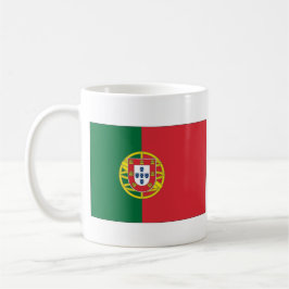 De Café Caneca da Bandeira Portuguesa Com nome do Hino Por