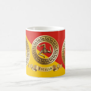 De Café Caneca da Bandeira Siciliana