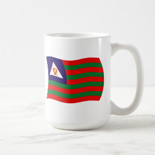 De Café Caneca da Bandeira Tribal Bubi