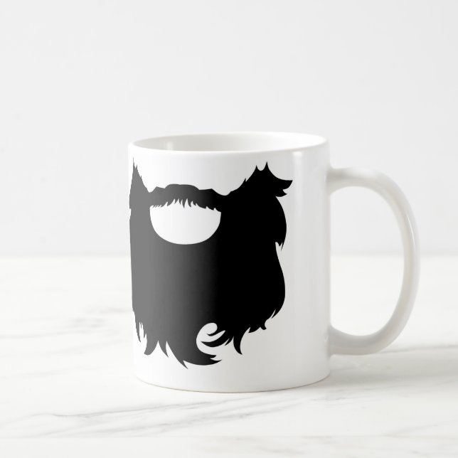 De Café Caneca da barba (Direita)