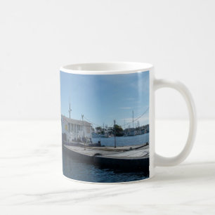 De Café caneca da barca da isca