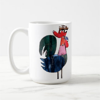 De Café Caneca da batida da batida (frente e verso)