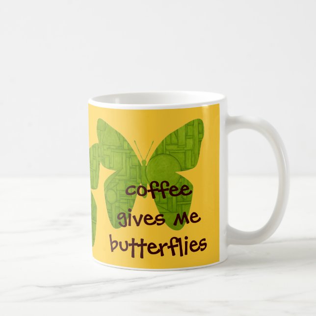 De Café Caneca da borboleta (Direita)
