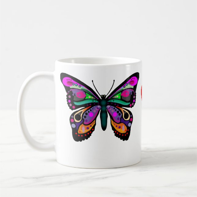 De Café Caneca da borboleta (Esquerda)