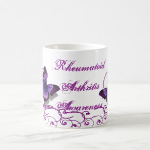 De Café Caneca da borboleta da consciência da artrite