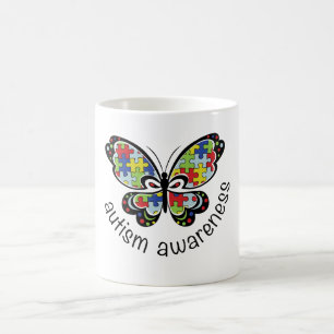 De Café Caneca da borboleta da consciência do autismo