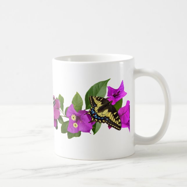 De Café Caneca da borboleta do Bougainvillea (Direita)